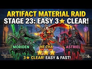 Artifact Material Raid Stage 23 Easy 3* Clear