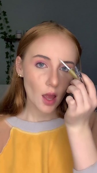 Rhinestones on Face for a Casual Wednesday Look