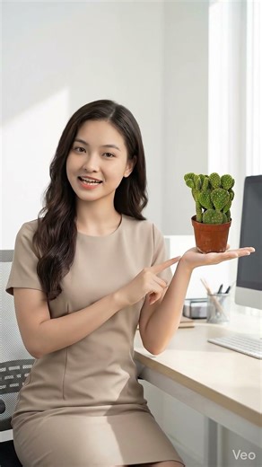 Cây Tai Thỏ Mini Để Bàn | Nhỏ Gọn, Dễ Chăm Cho Dân Văn Phòng #caycanhmini #caydeban #caytrongnha