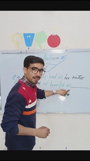 grammar (as + adj + as) #learnenglish #shortsfeed #englishgrammar #YouTubeshorts #trendning