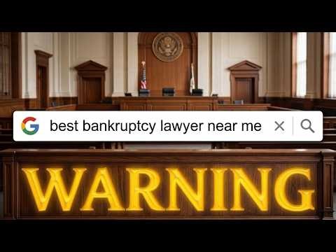 Searching for a Bankruptcy Attorney Near Me? Watch This First