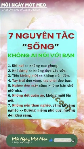 Mẹo vặt cuộc sống: giúp bạn sống tích cực mỗi ngày