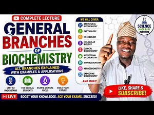General Branches of Biochemistry Explained | Complete Biochemistry Lecture for Beginners