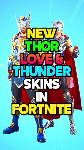 New Thor Skins in Fortnite - Lightning Reactive Stars and Epic Pickaxes!