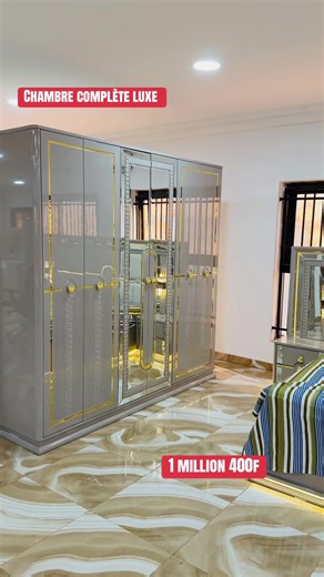 Chambre à coucher 3 places luxe Bamako