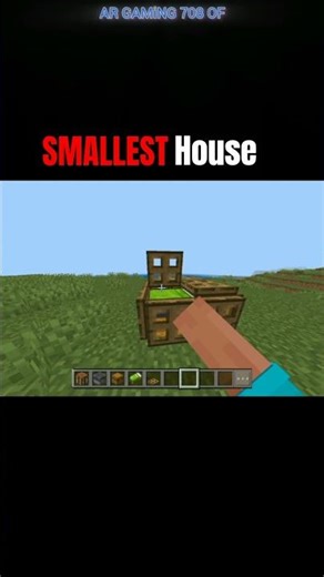 Minecraft Smallest House はいよろこんで