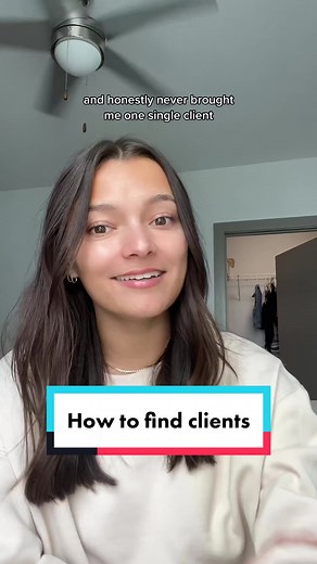 How to find your first social media management clients 🤍
