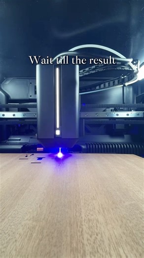 Bambu Lab on Instagram: "Our H2D just laser cut the Mini Flat Pack Chess Board by Rossero. ♟️🔥 Now we’re curious... what’ve you been making lately? Tell us about your latest laser cut project below 👇 #LaserCutting #BambuH2D #BambuLetsMakeIt #DIY"