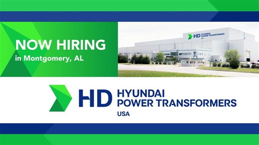 Apply now: https://apply.aidt.edu/HDHPT HD Hyundai Power Transformers USA in #Montgomery, AL is seeking applicants for: Production Positions ($16/hr, $2/hr raise progressing up to $35/hr. Also now offering a $1000 retention bonus) | AIDT