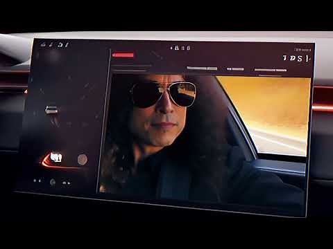 "Knight Rider 2024" starring Elon Musk as Michael, Lex Fridman as Devon, and Gina Carano as Bonnie