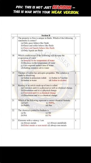 New Pattern Science Paper Strategy 🚀 Class 9 # shorts # motivation
