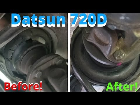 Nissan 720 (Driveshaft) Center Support Bearing ultimate guide video, How to change Carrier Bearing
