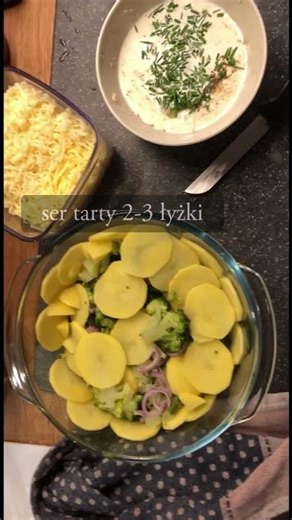 zapiekanka brokul ,ziemniak ,jajko ser #jedzenie # #egg #keto #dieta #szybko,#tanie#zdrowe, szybkie