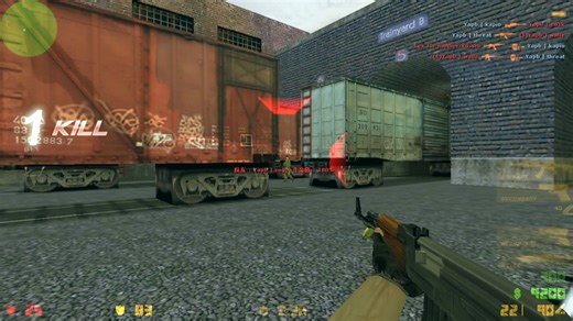 【游戏体验极差】CS1.6个人训练V5版 试玩视频