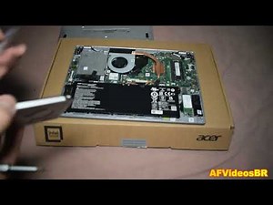 Como fazer upgrade da memória RAM e instalar HD ou SSD no Notebook Acer Aspire 5