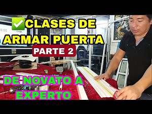 ✅️ Aprende a Armar Puerta Para baño | PARTE 2 | CARPINTERIA DE ALUMINIO