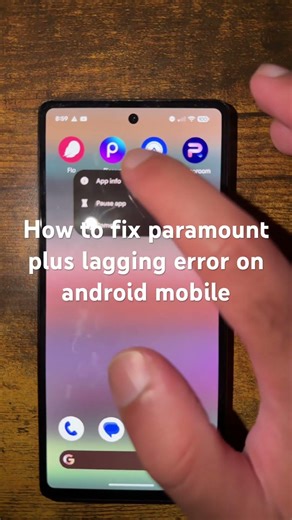 How to fix paramount plus lagging error on android mobile