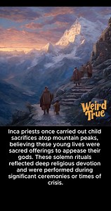 High in the Andes, a chilling ritual took place that might seem unimaginable today, but was a deeply spiritual act for the Inca civilization. Young children, often of noble lineage, were chosen to be messengers to the gods through a rite known as capacocha. These sacrifices were thought to ensure prosperity, pacify deities, or avert natural disasters. The children were led on a grueling journey to the summit of sacred mountains where the ceremonies were performed under strict rituals. Archaeolog