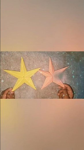 How to make 3D Paper Star || DIY Origami Paper star.. #diy #paperstars #3dstar #papercrafts #craft