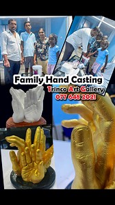 5.8K views · 70 reactions | Family hand casting Trinco Art Gallery-0776482021 #trincoartgallery #trincoart #srilanka #handcastings | Trinco Art Gallery | Facebook