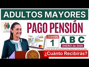 🚨¡PAGO SORPRESA ENERO 2026! PENSIÓN ADULTOS MAYORES CUÁNTO RECIBIRÁN❓