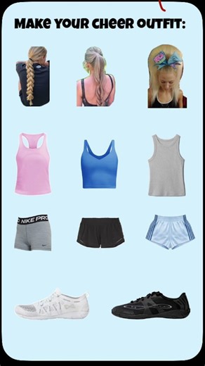 Make a cheer outfit! #fashion