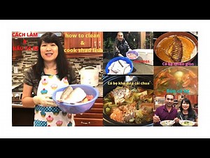HOW TO CLEAN AND COOK SHAD FISH/CÁCH LÀM & NẤU CÁ BẸ/CUỘC SỐNG Ở MỸ