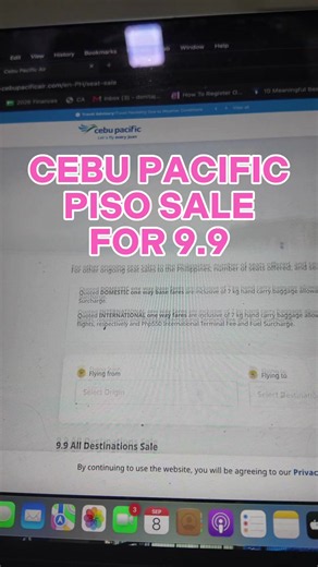 Piso Sale is here! #pisosale #seatsale #cebupacific #tipidtips #traveltips