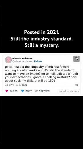 Why are we still working in Word?