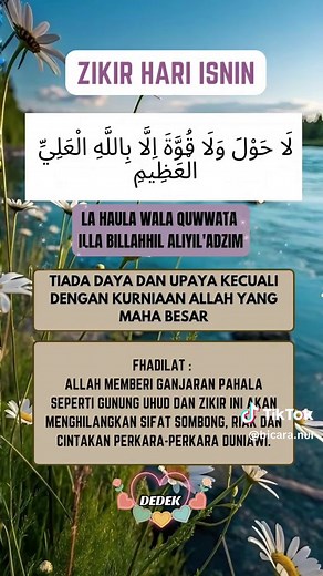 Zikir Hari Isnin: Menghayati Kenikmatan Berzikir