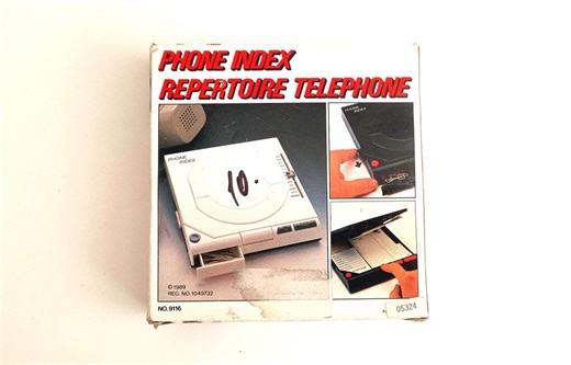 Vintage Phone Index / Telephone Directory – Desktop Organizer (c. Late 1980s) - Etsy Australia