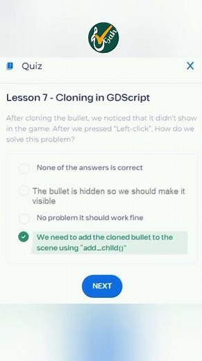 Lesson 7 - Cloning in GD Script Grade 6/Semester 2 Level 3