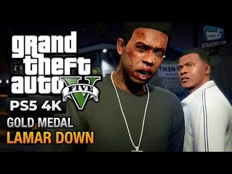 GTA 5 - Mission #70 - Lamar Down [100% Gold Medal Walkthrough]