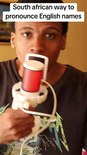 South African Pronunciation of English Names