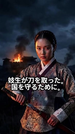 朝鮮一美しい妓生と呼ばれた女性がいました。 ある日、彼女は絹の衣を脱ぎ捨て、剣を手に取りました。 昼は負傷兵を看護し、夜は敵陣に忍び込む… 愛と祖国のために戦った彼女の運命を、最後まで見届けてください。 チャンネル登録と高評価お願いします🙏 #韓国ドラマ #朝鮮時代 #感動 #実話 #美しい