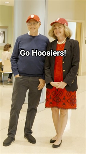 199K views · 2.6K reactions | Indiana is home to a lot of incredible Alzheimer’s research, and I got to see some of it firsthand at the Indiana University School of Medicine. Thanks for having me! | Bill Gates | Facebook