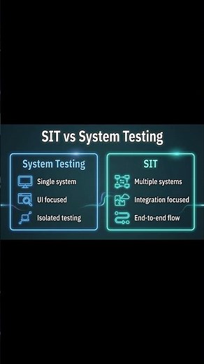 System Testing vs SIT – Simple Difference Explained in 30 Secs