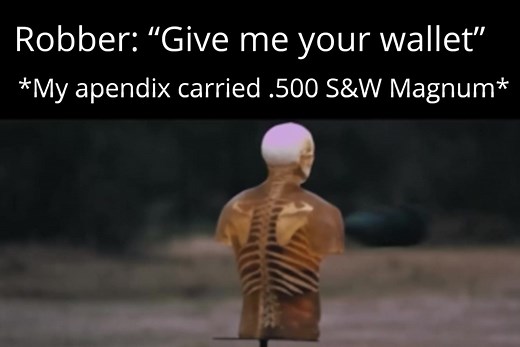 Never let them know your next move #pewpew #edc #versacarry #meme | wallet