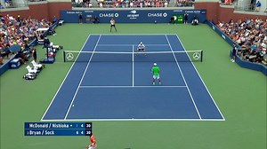 This is why we LOVE doubles! 😍 #USOpen Live Scores: http://ms.spr.ly/2018-US-Open-Live-Scores | US Open Tennis Championships