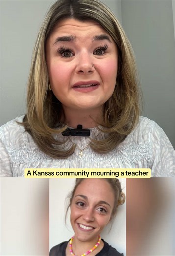 A Kansas town is grieving as family and friends remember a teacher lost during the winter storm. #fyp #news #breaking #kansas #winterstorm