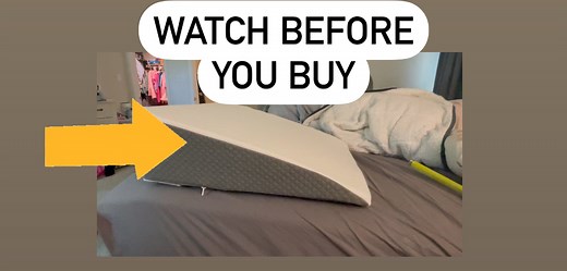 Watch Honest review of wedge pillow on Amazon Live