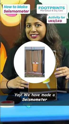How To Make A Seismometer At Home #DIY #KidsActivities #Shorts #CraftsForKids