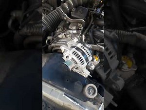 Alternator removal/replace Lexus is 250