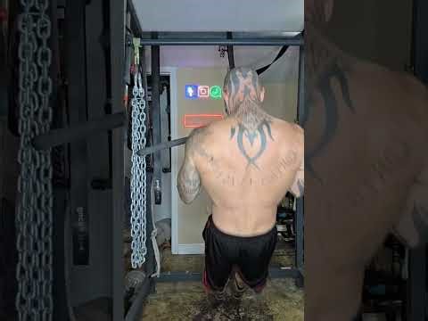 arms workout. inverted rows