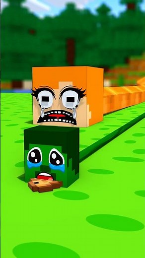 One meal for Alex, Steve, and Zombie | Minecraft Animation #shorts