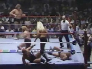 The Freebirds vs Rene Goulet, Charlie Fulton, & Ron Shaw