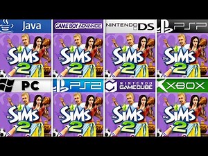 The Sims 2 (2004) Java vs GBA vs DS vs PSP vs PC vs PS2 vs GC vs Xbox | Full Graphics Comparison