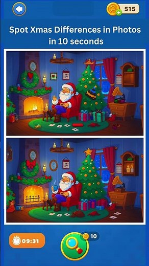 Find the Christmas Differences | Photo Puzzle Game | Spot Christmas Hidden Detail | Can You Find All