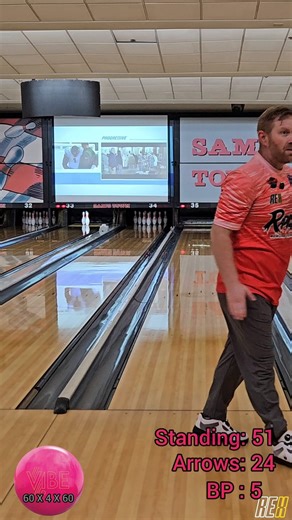 Real Experience Bowling | DEEP shots with the Hammer Bubblegum Vibe! Jeff Ellis showcases the most recent release in the Hammer Vibe line, a solid mid-tier piece... | Instagram