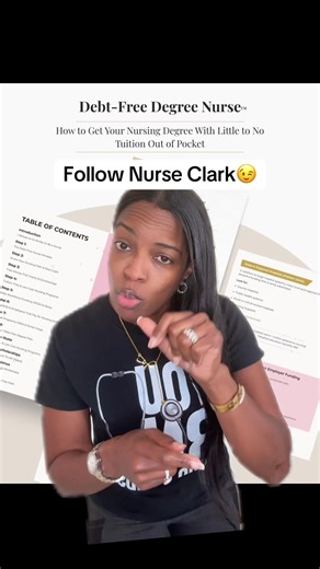 First I’m gone stack my dough 💰 THEN WHAT?! ➡️ You stop taking out loans ➡️ You stop paying $80k for a nursing degree ➡️ You learn programs, grants & tuition-free pathways schools don’t advertise Then what?! 🎓 You graduate as a nurse 🩺 💸 WITHOUT student loan debt 🥰 📘 My Debt-Free Degree Nurse Ebook shows you: ✔️ Tuition-free & low-cost nursing programs ✔️ Grants & scholarships you can stack ✔️ How real nurses are graduating debt-free 👉🏽 Link in bio 🚨get the ebook & change your nursing j